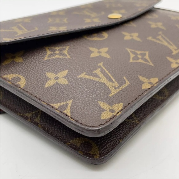 Auth LOUIS VUITTON Monogram Double Rabat M51815 Shoulder bag W/Box NS101335 - Picture 9 of 16